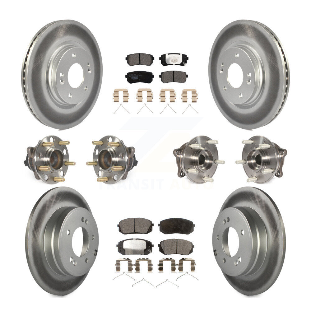 [Avant + Arrière] Kit d'ensemble roulement de roue et moyeu pour Kia Optima avec Manual Parking KBB-112827