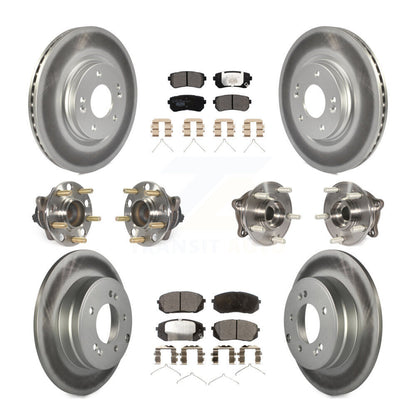 [Avant + Arrière] Kit d'ensemble roulement de roue et moyeu pour Kia Optima avec Manual Parking KBB-112827