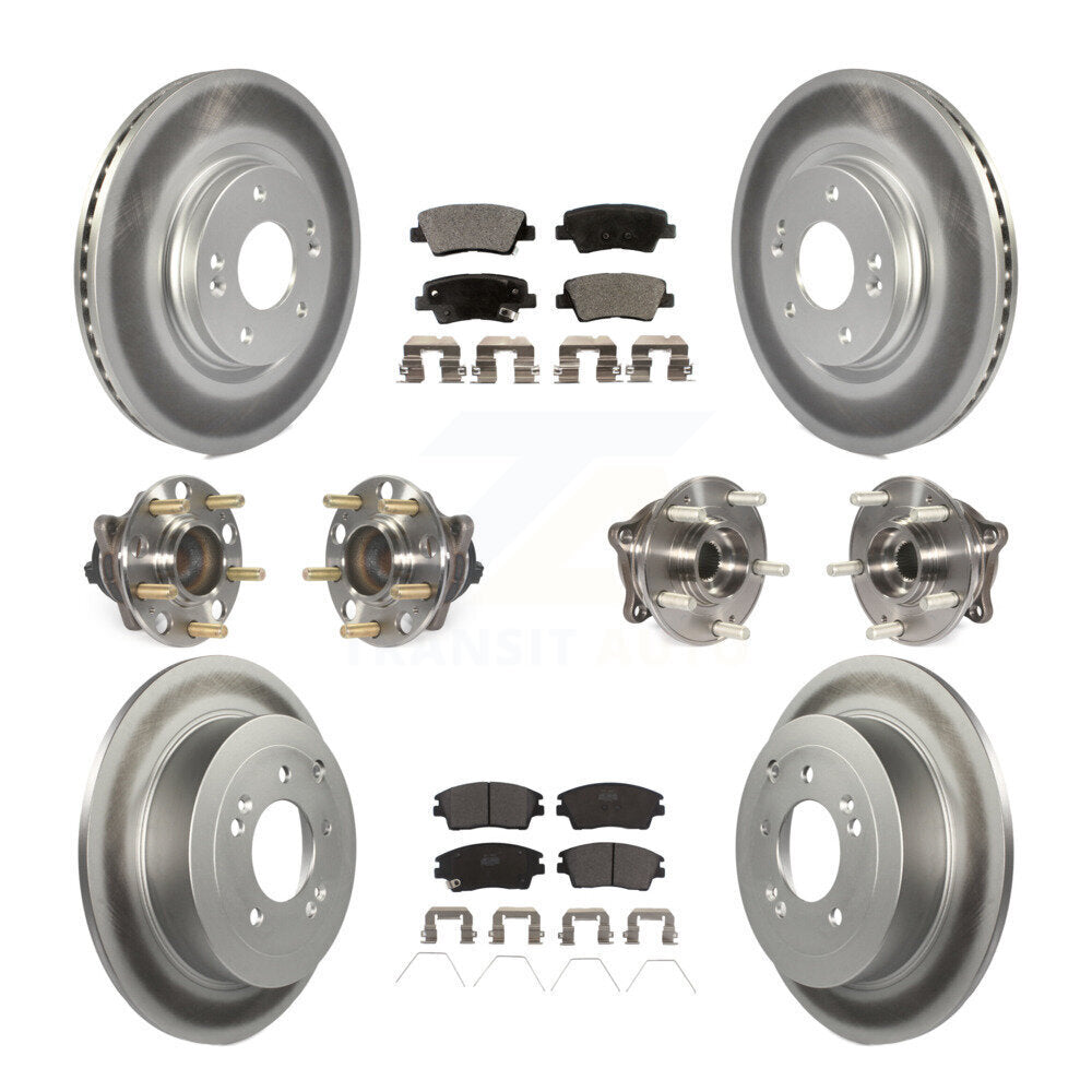 [Avant + Arrière] Kit d'ensemble roulement de roue et moyeu pour Hyundai Tucson Kia Sportage KBB-112830