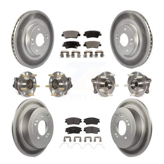 [Avant + Arrière] Kit d'ensemble roulement de roue et moyeu pour Hyundai Tucson Kia Sportage KBB-112830