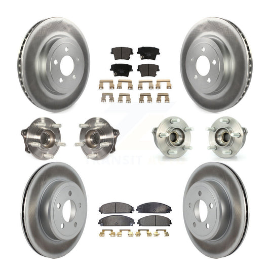 [Avant + Arrière] Kit d'ensemble roulement de roue et moyeu pour Dodge Charger Chrysler 300 Challenger KBB-112831