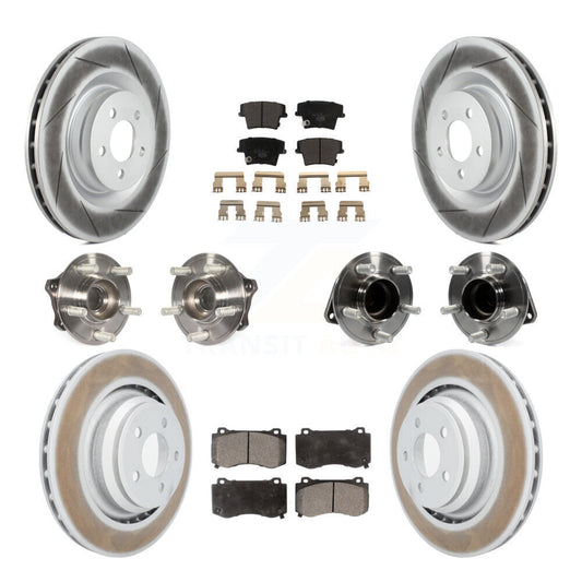 [Avant + Arrière] Kit d'ensemble roulement de roue et moyeu pour 2015 Dodge Charger R T Scat Pack avec RWD 6.4L KBB-112837