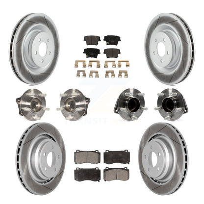 [Avant + Arrière] Kit d'ensemble roulement de roue et moyeu pour 2015 Dodge Charger R T Scat Pack avec RWD 6.4L KBB-112839