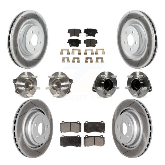 [Avant + Arrière] Kit d'ensemble roulement de roue et moyeu pour 2015 Dodge Charger R T Scat Pack avec RWD 6.4L KBB-112839