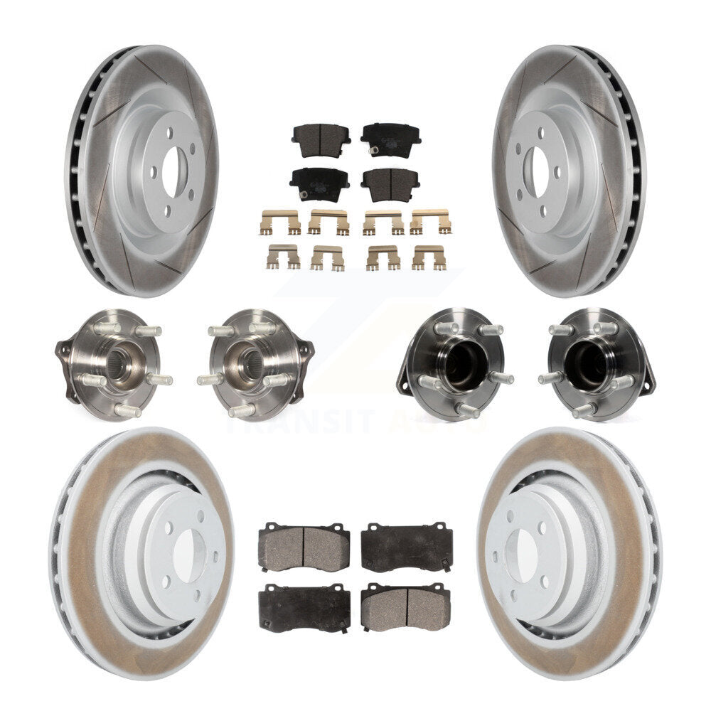 [Avant + Arrière] Kit d'ensemble roulement de roue et moyeu pour 2015 Dodge Charger R T Scat Pack avec RWD 6.4L KBB-112843