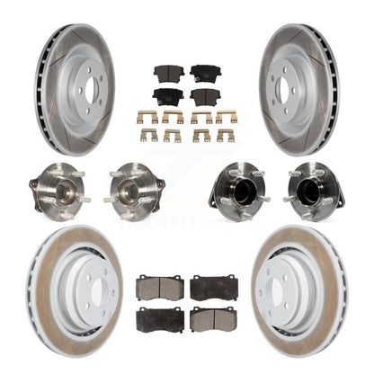 [Avant + Arrière] Kit d'ensemble roulement de roue et moyeu pour 2015 Dodge Charger R T Scat Pack avec RWD 6.4L KBB-112843