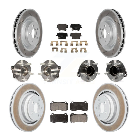 [Avant + Arrière] Kit d'ensemble roulement de roue et moyeu pour 2015 Dodge Charger R T Scat Pack avec RWD 6.4L KBB-112843