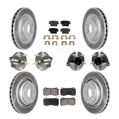 [Avant + Arrière] Kit d'ensemble roulement de roue et moyeu pour 2015 Dodge Charger R T Scat Pack avec RWD 6.4L KBB-112845