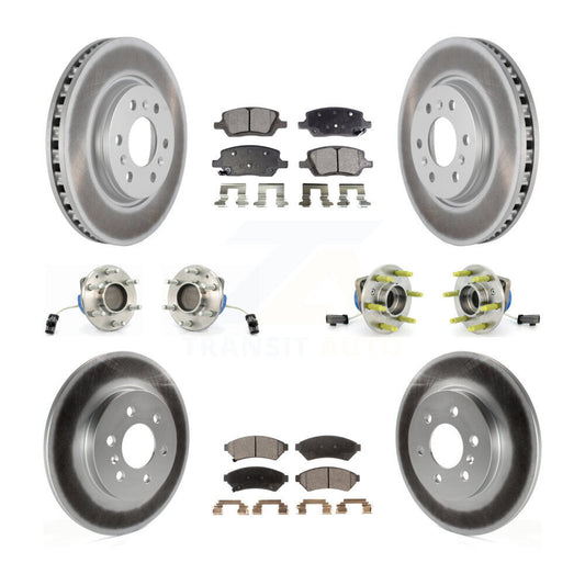 [Avant + Arrière] Kit d'ensemble roulement de roue et moyeu pour Chevrolet Uplander Buick Terraza Pontiac Montana 3 Hole Triangular Flange KBB-112863