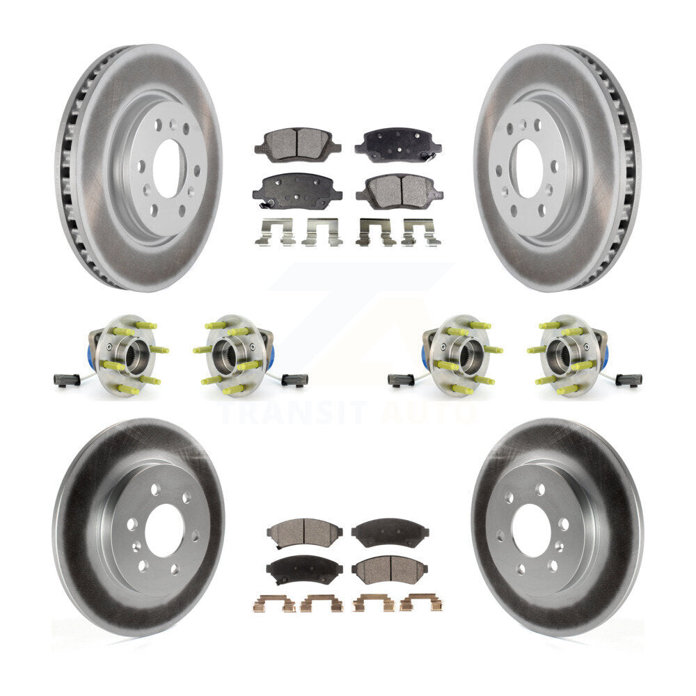 [Avant + Arrière] Kit d'ensemble roulement de roue et moyeu pour 2006 Saturn Relay AWD avec FE1 Suspension KBB-112864