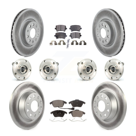 [Avant + Arrière] Kit d'ensemble roulement de roue et moyeu pour Volkswagen Passat Audi A3 Quattro KBB-112865