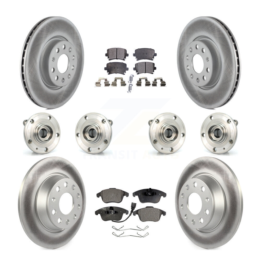 [Avant + Arrière] Kit d'ensemble roulement de roue et moyeu pour Volkswagen Tiguan Audi Q3 Quattro KBB-112866