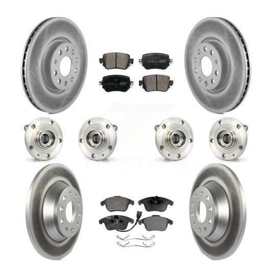[Avant + Arrière] Kit d'ensemble roulement de roue et moyeu pour Audi Q3 Quattro KBB-112867