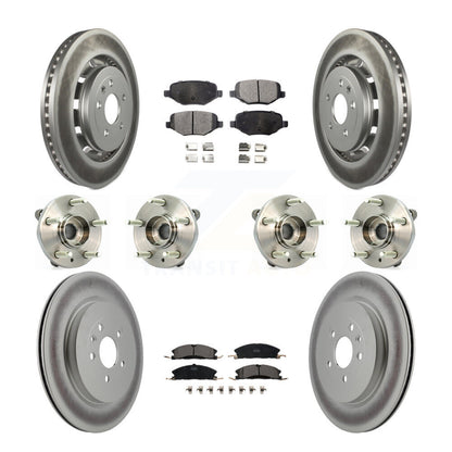 [Avant + Arrière] Kit d'ensemble roulement de roue et moyeu pour Lincoln MKS Ford Flex Taurus MKT KBB-112880