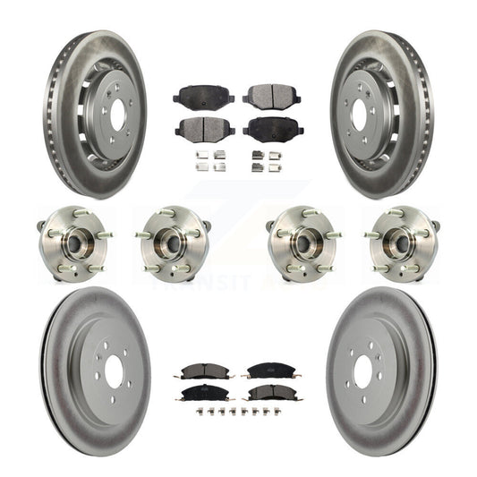 [Avant + Arrière] Kit d'ensemble roulement de roue et moyeu pour Lincoln MKS Ford Flex Taurus MKT KBB-112880