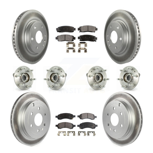 [Avant + Arrière] Kit d'ensemble roulement de roue et moyeu pour Chevrolet Traverse GMC Acadia Buick Enclave Saturn Outlook Limited KBB-112882