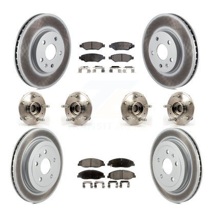 [Avant + Arrière] Kit d'ensemble roulement de roue et moyeu pour Cadillac CTS sans Heavy Duty Brakes KBB-112887