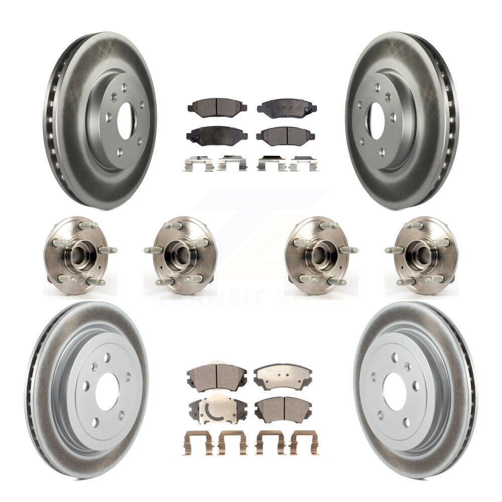 [Avant + Arrière] Kit d'ensemble roulement de roue et moyeu pour Chevrolet Camaro KBB-112888