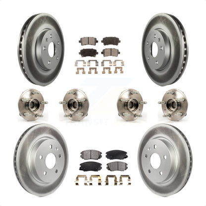 [Avant + Arrière] Kit d'ensemble roulement de roue et moyeu pour 2018-2019 Chevrolet Impala KBB-112889 par Transit Auto