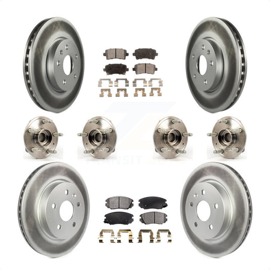 [Avant + Arrière] Kit d'ensemble roulement de roue et moyeu pour 2018-2019 Chevrolet Impala KBB-112889 par Transit Auto