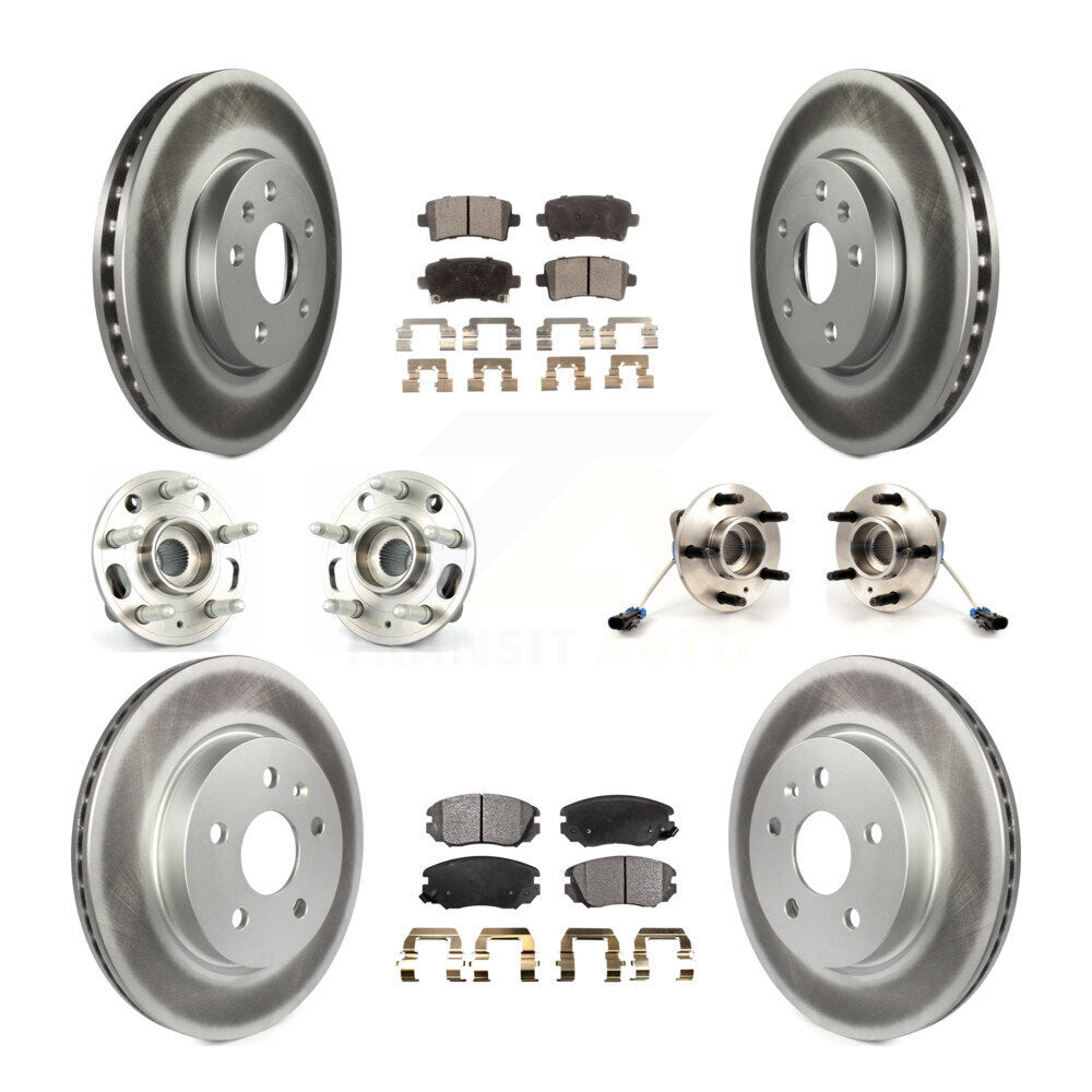 [Avant + Arrière] Kit d'ensemble roulement de roue et moyeu pour 2010 Buick Allure KBB-112891