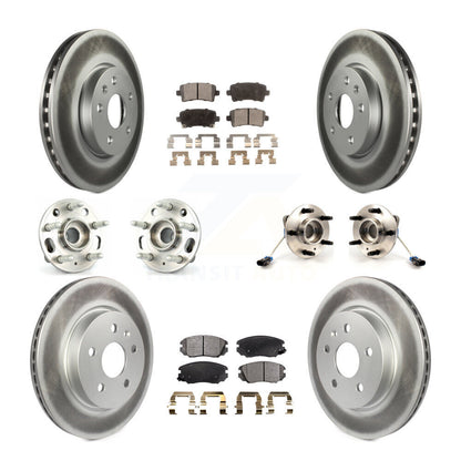 [Avant + Arrière] Kit d'ensemble roulement de roue et moyeu pour 2010 Buick Allure KBB-112891