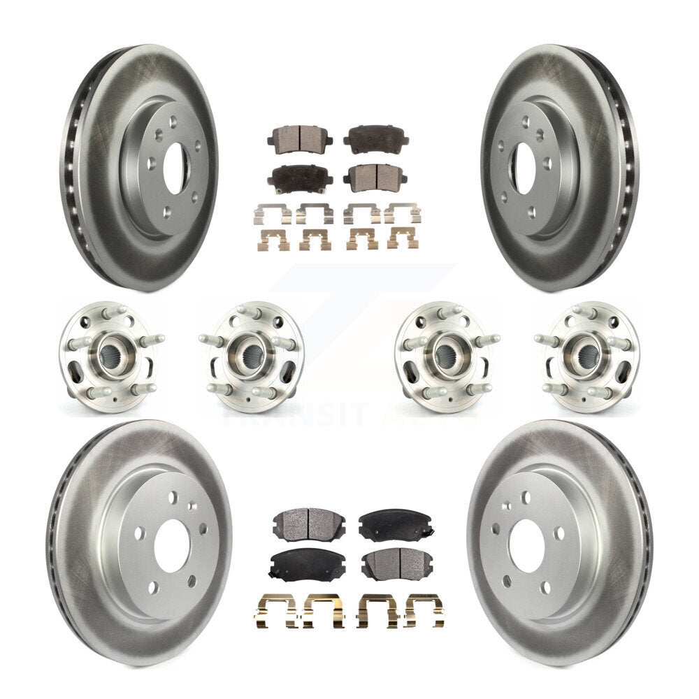 [Avant + Arrière] Kit d'ensemble roulement de roue et moyeu pour Chevrolet Malibu Impala Buick LaCrosse KBB-112892