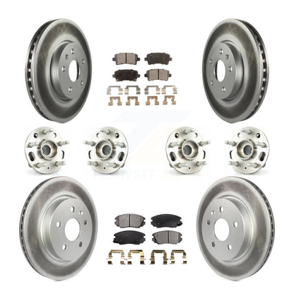 [Avant + Arrière] Kit d'ensemble roulement de roue et moyeu pour Chevrolet Malibu Impala Buick LaCrosse KBB-112892