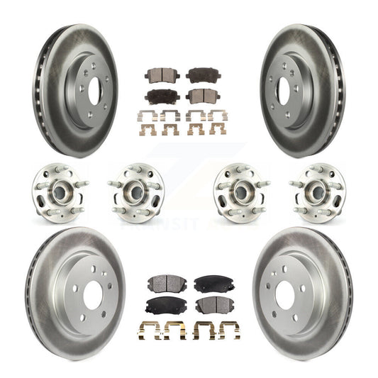 [Avant + Arrière] Kit d'ensemble roulement de roue et moyeu pour Chevrolet Malibu Impala Buick LaCrosse KBB-112892