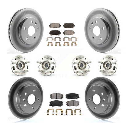 [Avant + Arrière] Kit d'ensemble roulement de roue et moyeu pour 2013-2015 Chevrolet Malibu Naturally Aspirated KBB-112893