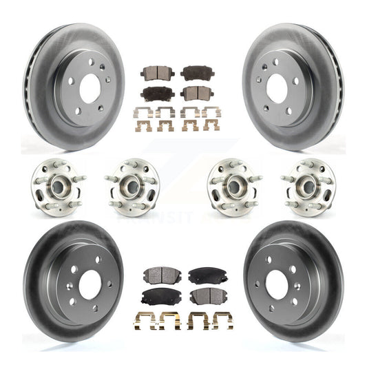 [Avant + Arrière] Kit d'ensemble roulement de roue et moyeu pour 2013-2015 Chevrolet Malibu Naturally Aspirated KBB-112893