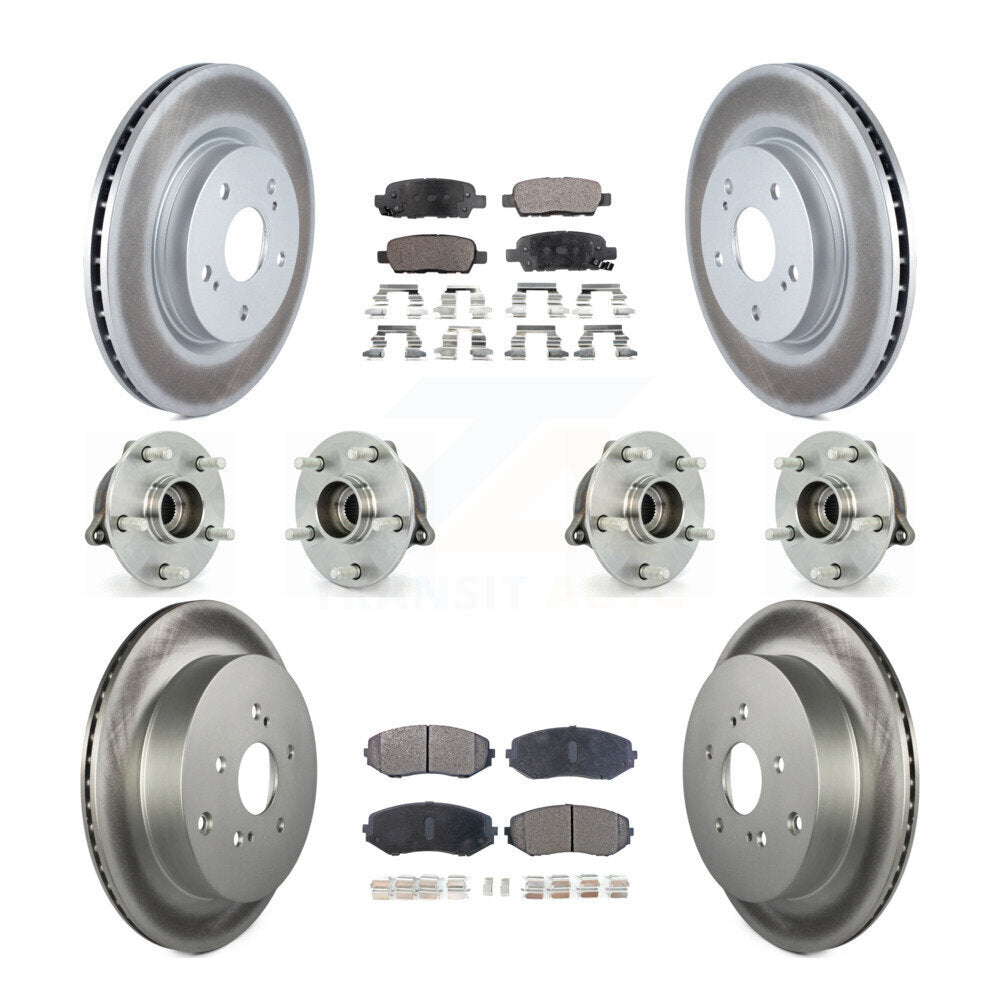 [Avant + Arrière] Kit d'ensemble roulement de roue et moyeu pour 2009-2013 Suzuki Grand Vitara KBB-112895