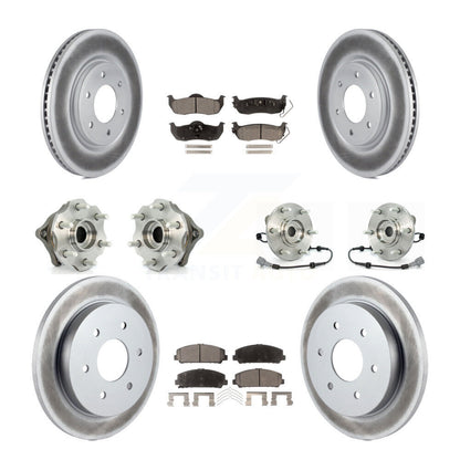 [Avant + Arrière] Kit d'ensemble roulement de roue et moyeu pour 2008 Nissan Armada AWD 4WD avec Internal ABS KBB-112902