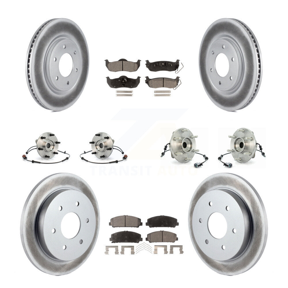 [Avant + Arrière] Kit d'ensemble roulement de roue et moyeu pour 2007 INFINITI QX56 From 04 07 KBB-112904