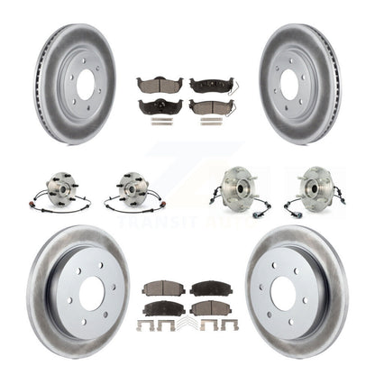 [Avant + Arrière] Kit d'ensemble roulement de roue et moyeu pour 2007 INFINITI QX56 From 04 07 KBB-112904