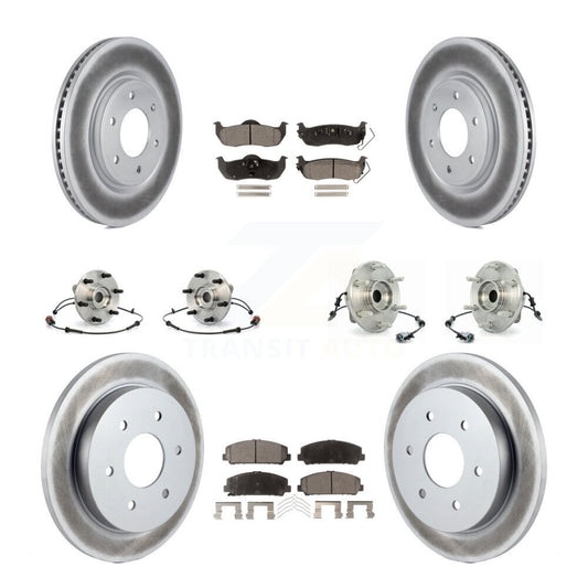 [Avant + Arrière] Kit d'ensemble roulement de roue et moyeu pour 2007 INFINITI QX56 From 04 07 KBB-112904