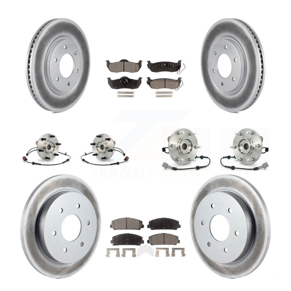 [Avant + Arrière] Kit d'ensemble roulement de roue et moyeu pour Nissan Armada INFINITI QX56 KBB-112905