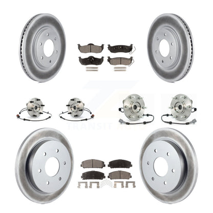 [Avant + Arrière] Kit d'ensemble roulement de roue et moyeu pour Nissan Armada INFINITI QX56 KBB-112905