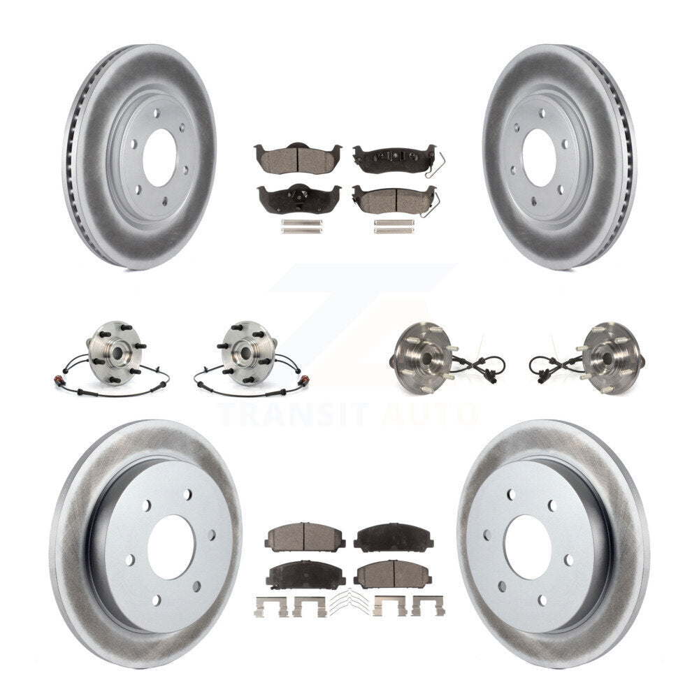 [Avant + Arrière] Kit d'ensemble roulement de roue et moyeu pour 2012 Nissan Armada 4WD From 12 11 KBB-112906
