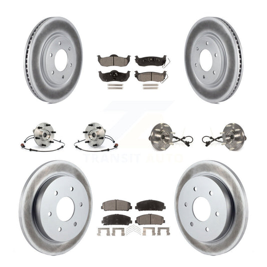 [Avant + Arrière] Kit d'ensemble roulement de roue et moyeu pour 2012 Nissan Armada 4WD From 12 11 KBB-112906
