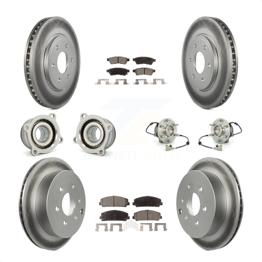 [Avant + Arrière] Kit d'ensemble roulement de roue et moyeu pour Suzuki Equator KBB-112908 par Transit Auto