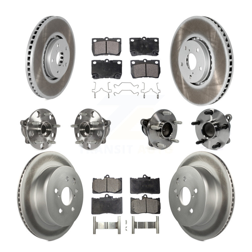 [Avant + Arrière] Kit d'ensemble roulement de roue et moyeu pour Lexus IS350 GS350 GS430 GS450h GS460 KBB-112917