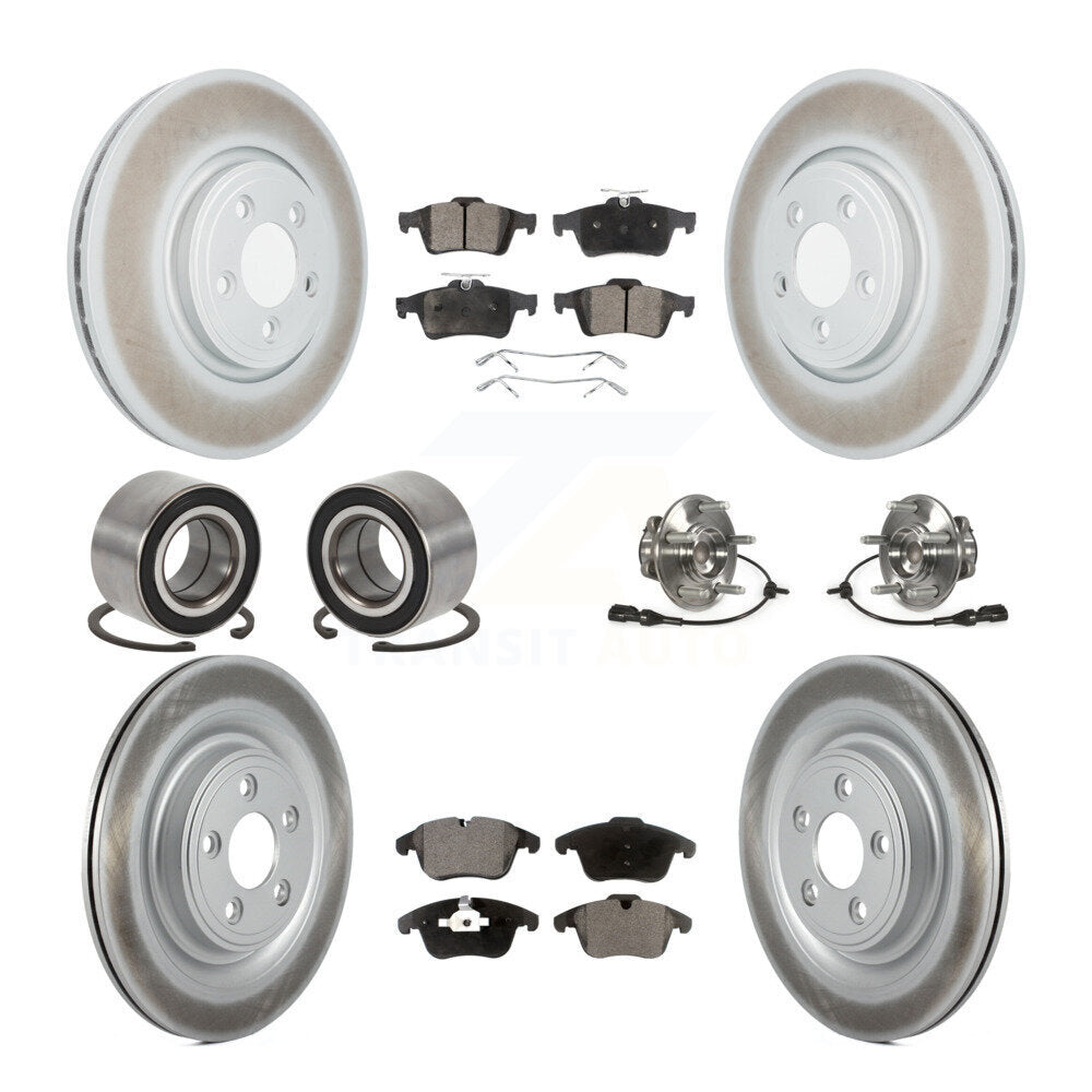 [Avant + Arrière] Kit d'ensemble roulement de roue et moyeu pour 2013 Jaguar XF 2.0L KBB-112933