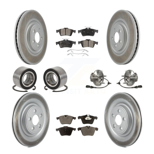 [Avant + Arrière] Kit d'ensemble roulement de roue et moyeu pour Jaguar XF XJ XK KBB-112934
