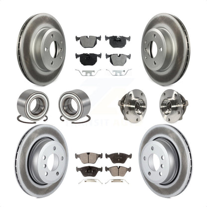 [Avant + Arrière] Kit d'ensemble roulement de roue et moyeu pour 2010 BMW X3 KBB-112937 par Transit Auto
