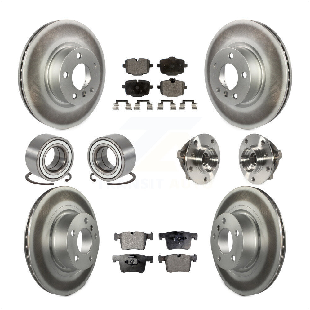 [Avant + Arrière] Kit d'ensemble roulement de roue et moyeu pour 2012 BMW X3 From 10 11 KBB-112938 par Transit Auto