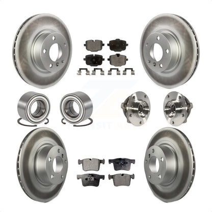 [Avant + Arrière] Kit d'ensemble roulement de roue et moyeu pour 2012 BMW X3 From 10 11 KBB-112938 par Transit Auto