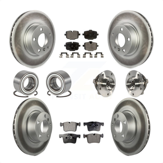 [Avant + Arrière] Kit d'ensemble roulement de roue et moyeu pour 2012 BMW X3 From 10 11 KBB-112938 par Transit Auto