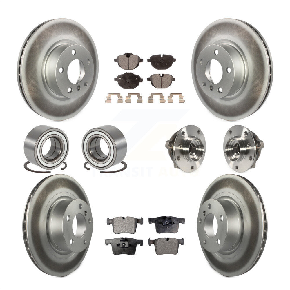 [Avant + Arrière] Kit d'ensemble roulement de roue et moyeu pour BMW X3 KBB-112939 par Transit Auto