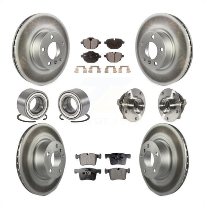 [Avant + Arrière] Kit d'ensemble roulement de roue et moyeu pour BMW X3 KBB-112939 par Transit Auto
